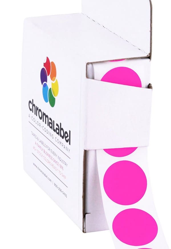 ChromaLabel Color-Coding Dot Stickers
