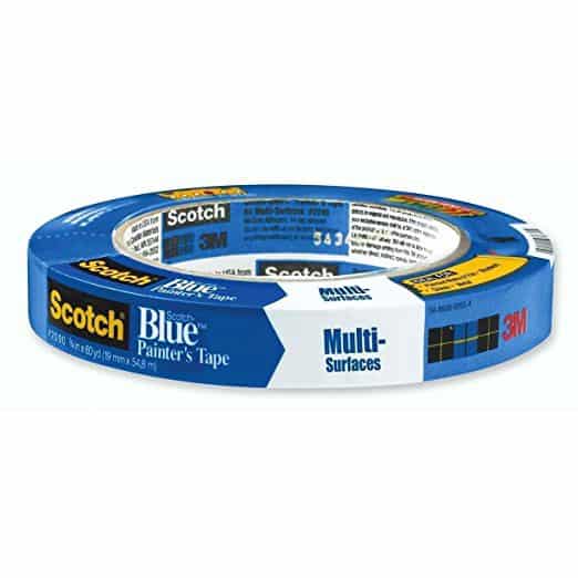 3M Scotch-Blue Painters Masking Tape; 60 yds Length x 3/4" Width