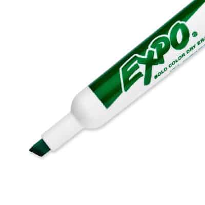 EXPO Low-Odor Dry Erase Markers, Chisel Tip
