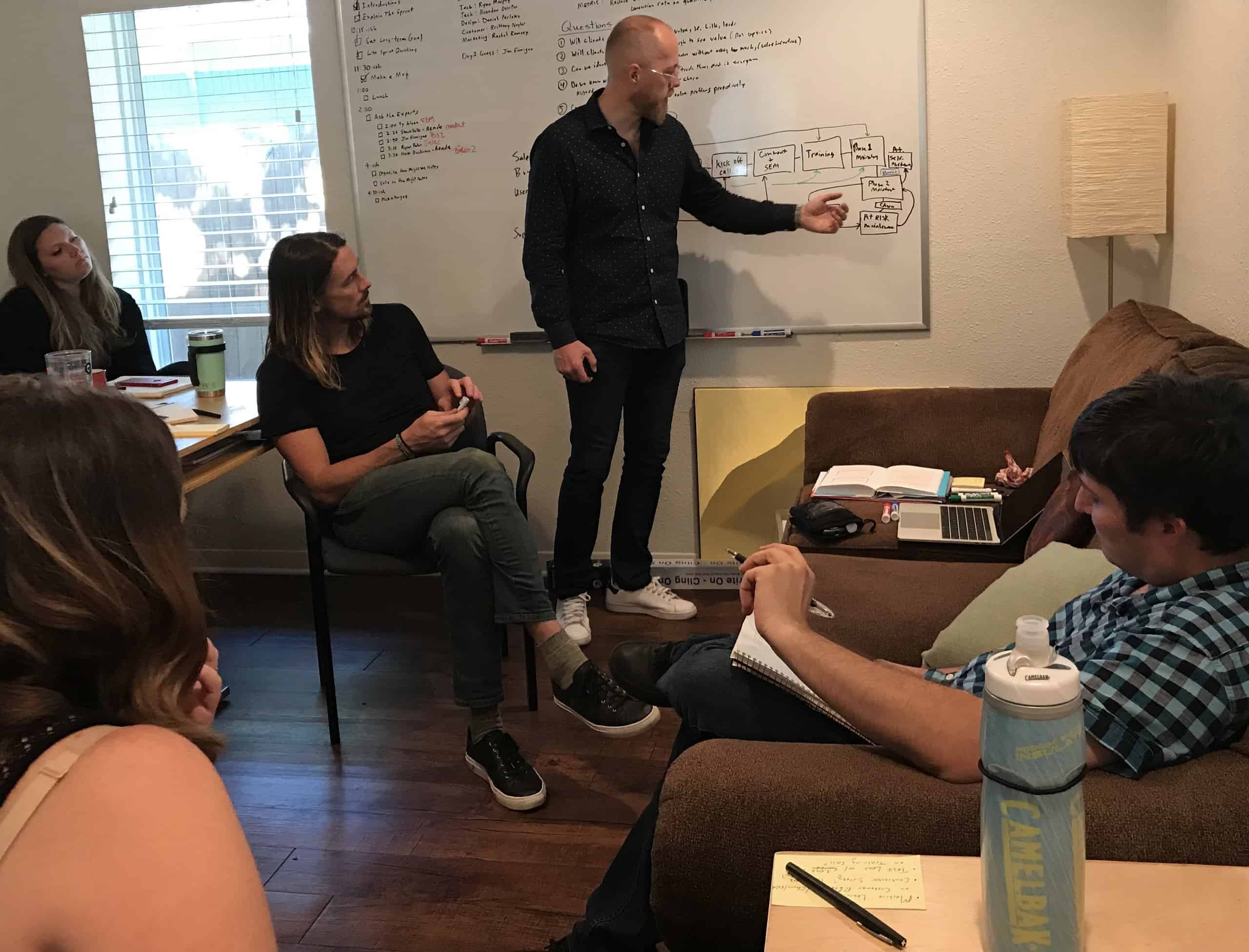 Douglas working with the team at Service Direct