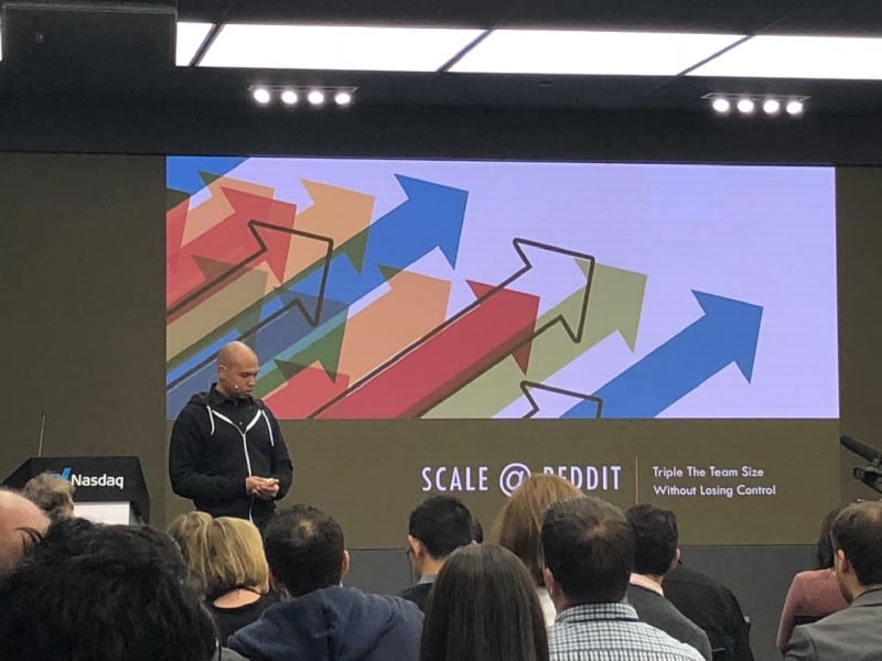 Nick Caldwell, the VP Engineering at Reddit