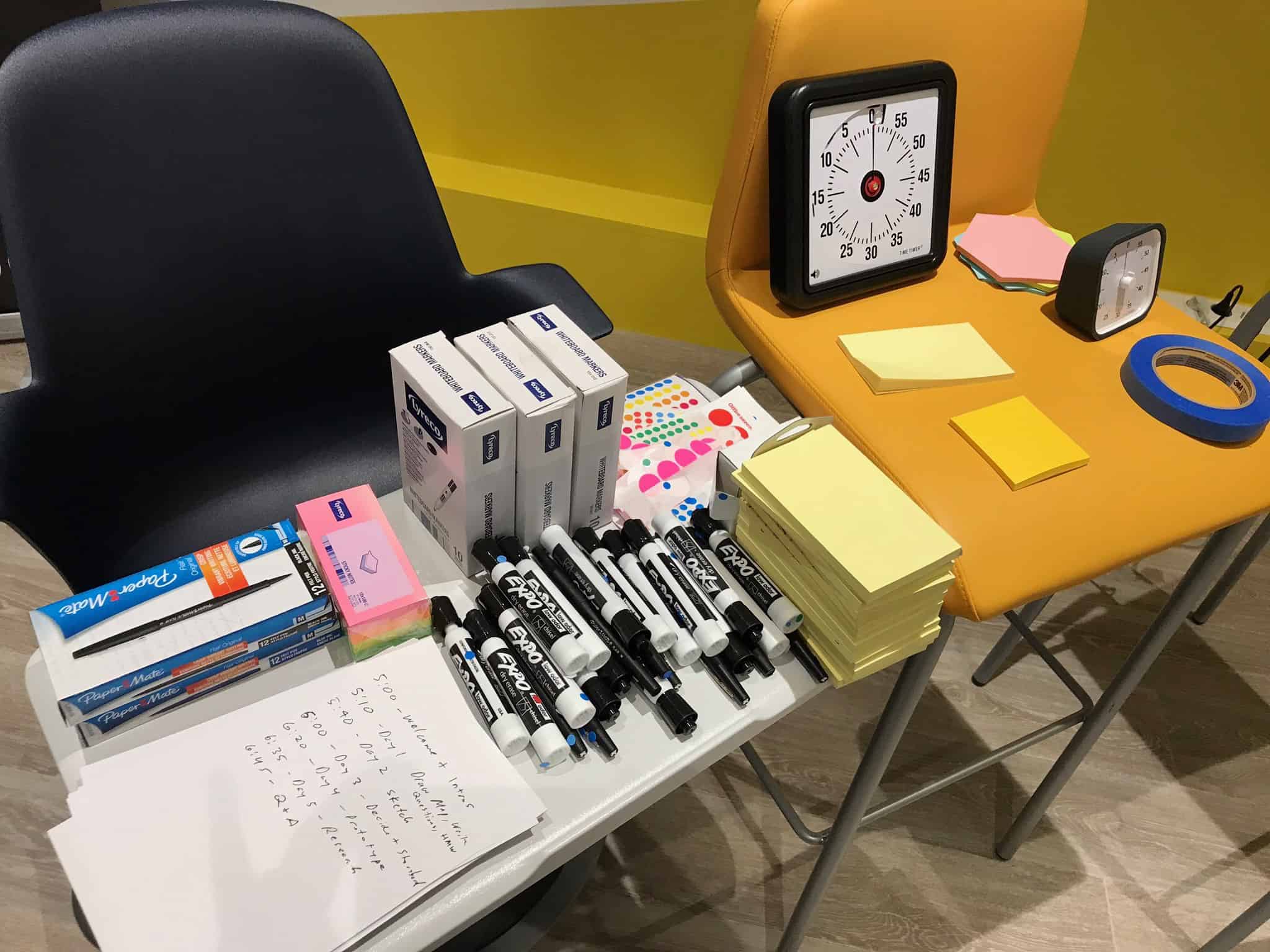 Workshop Supplies and Agenda