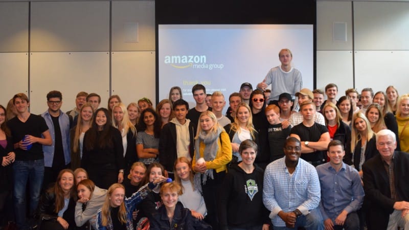 Kellee teaches Denmark students the ideation/innovation process with the help from Amazon and Microsoft executives at the University of Washington