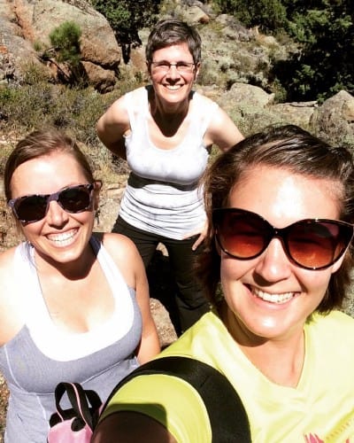 Some of the different ways that Kellee finds new ideas: graphic facilitation and outdoor hiking.