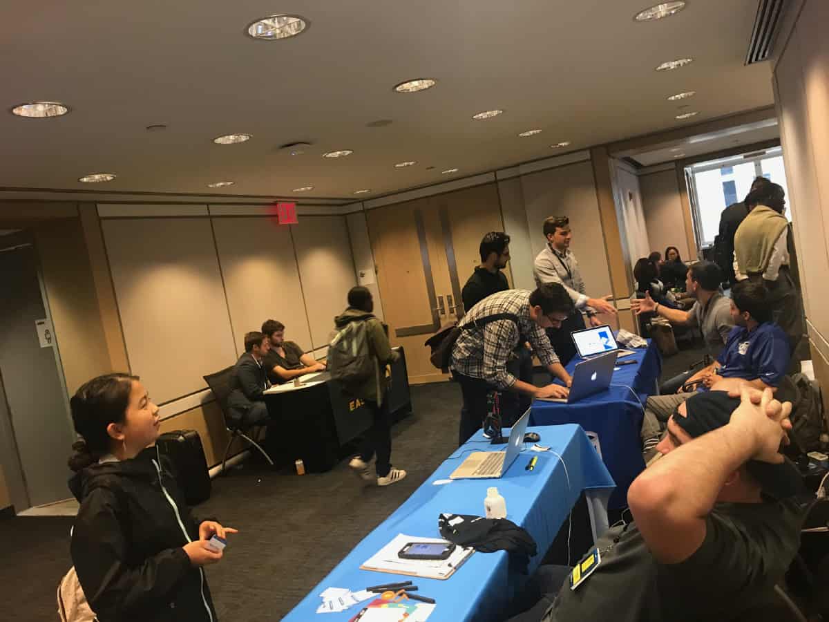 Attendees visiting our neighbors