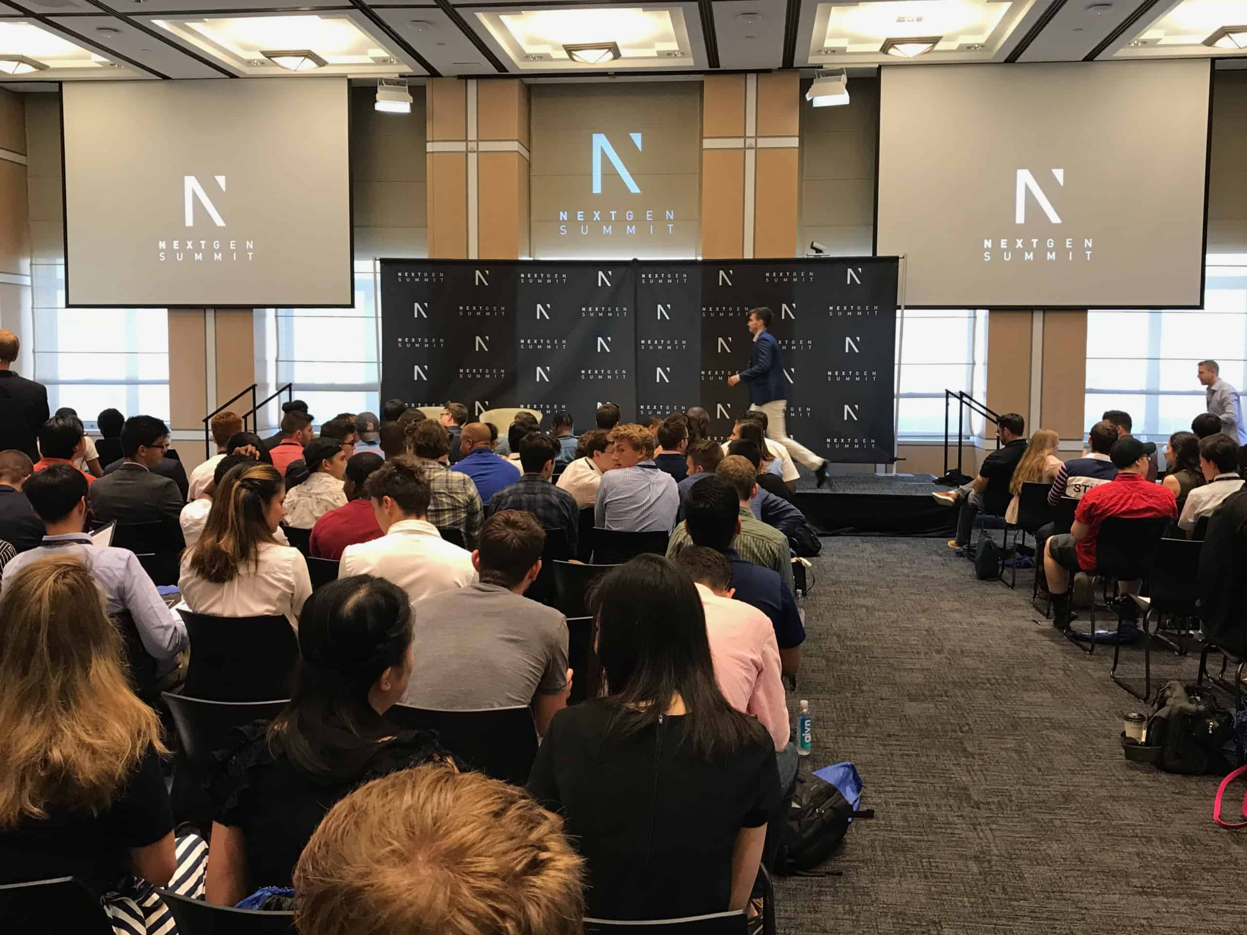 Dylan Gambardella and Justin Lafazan get #NGS2018 off to a running start.