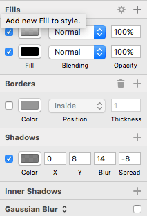 Inspector settings for our button.