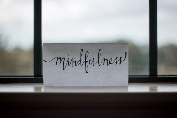 Picture of the word mindfulness