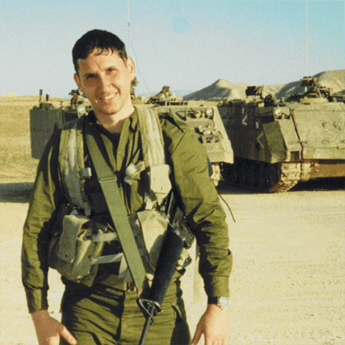 Yoram is a former Israeli Defense Forces marksman.