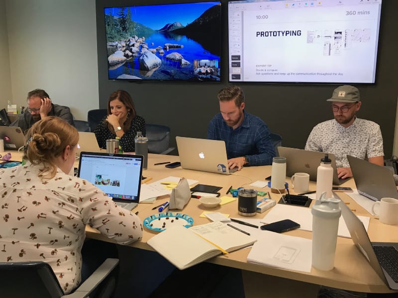 A prototyping session