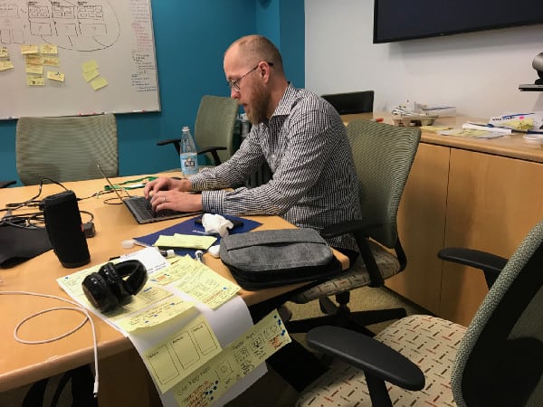 Douglas Ferguson working