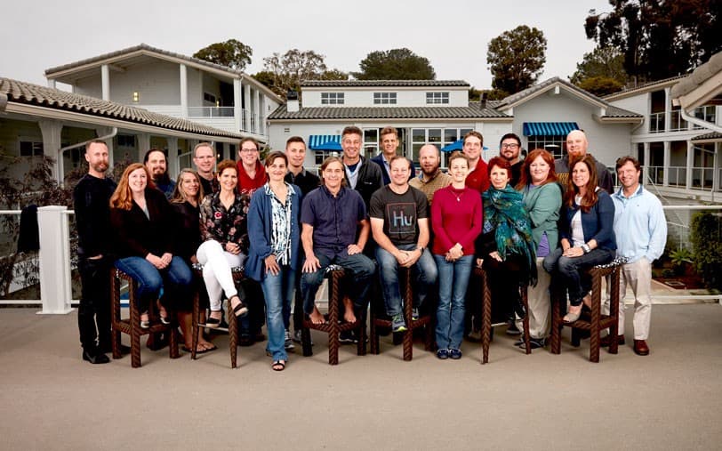 Brant with the Moves the Needle team.