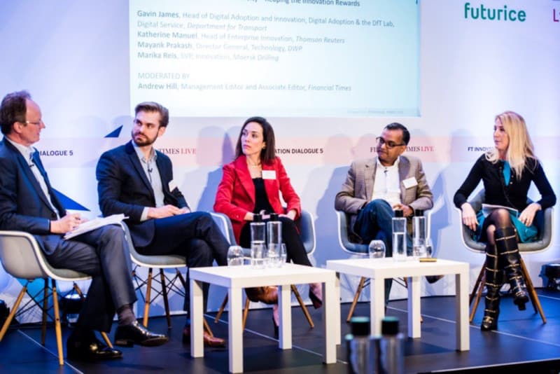 Katherine on a FT Live Digital panel