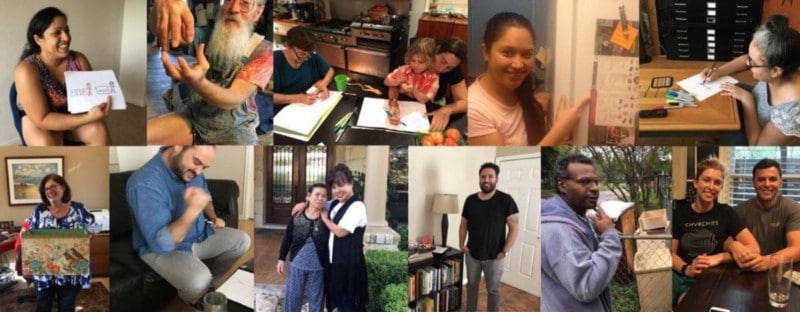 Images from the work Marni’s team does for Austin residents.