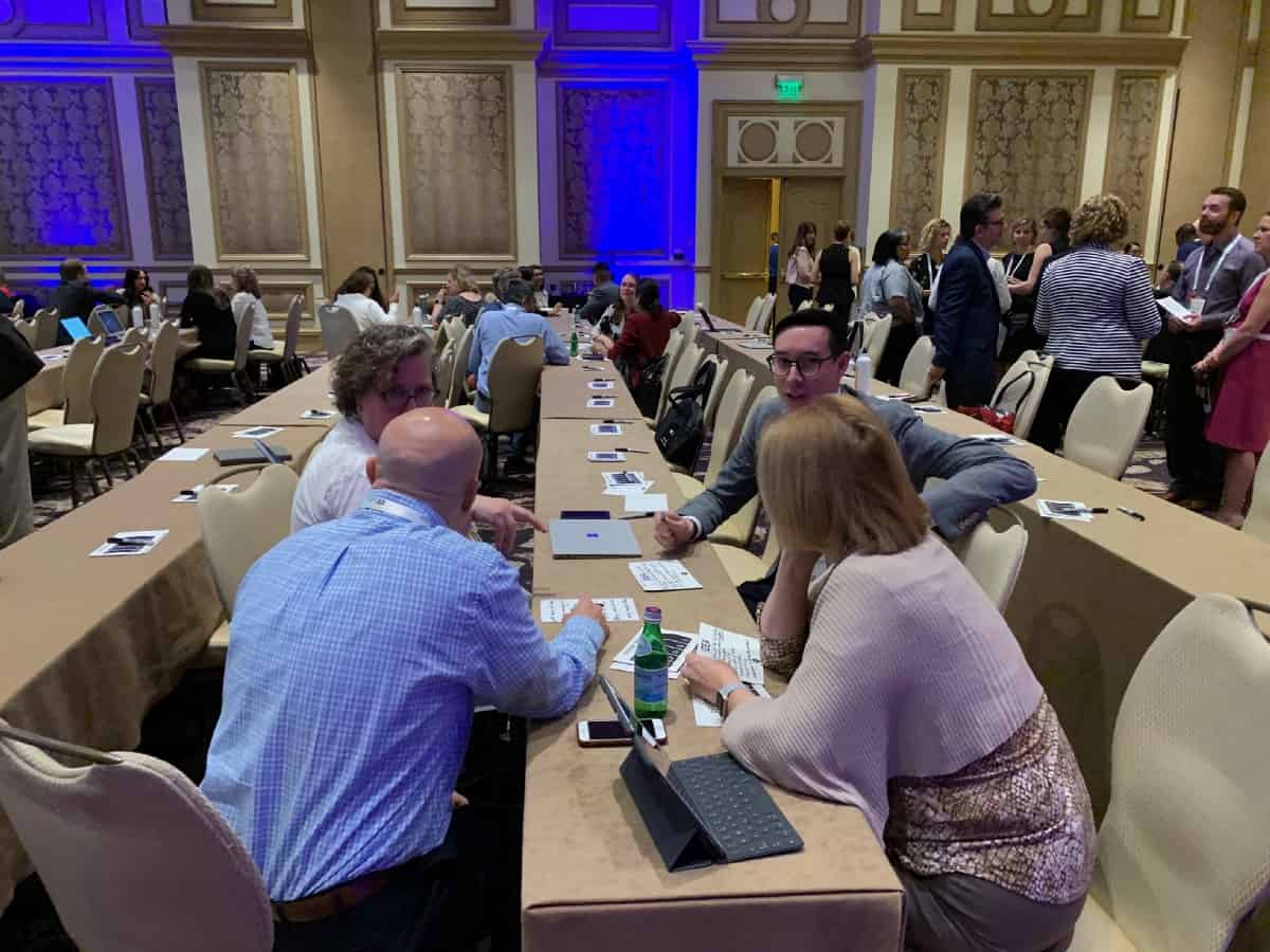 CLOC 2019 participants during our session on Design Sprints.