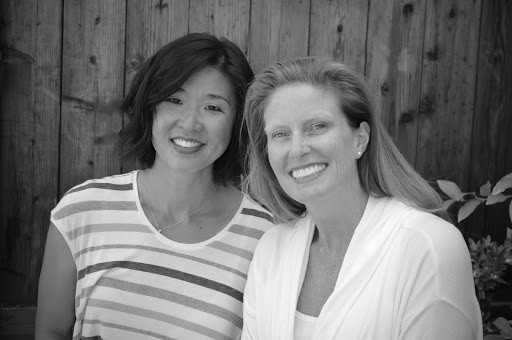 Jamie with Linda Wendel (left), her merilu co-founder