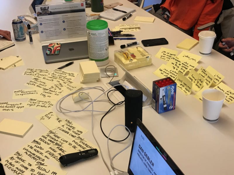 Design Sprint in progress.