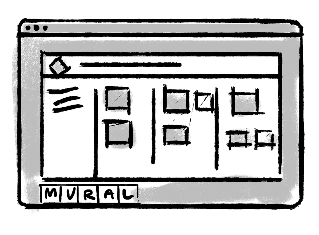 Use a virtual tool like MURAL in your hybrid workshops to foster connection amongst attendees.