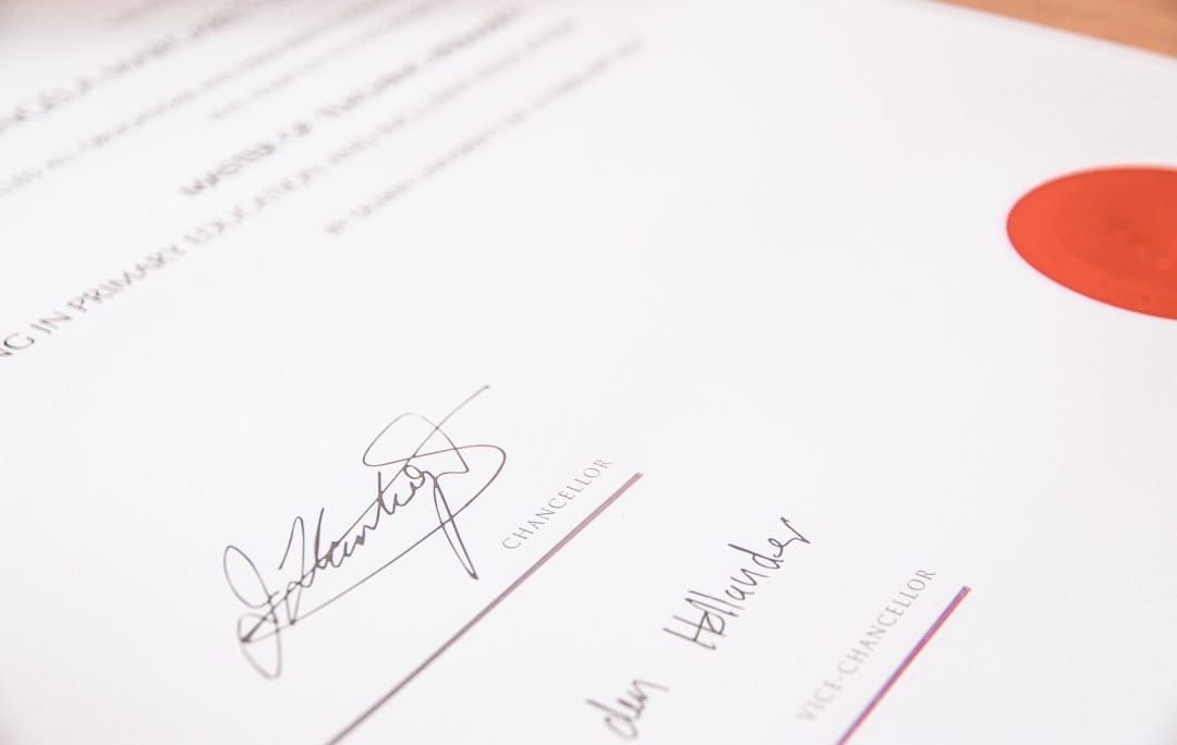 text - signs facilitation certification